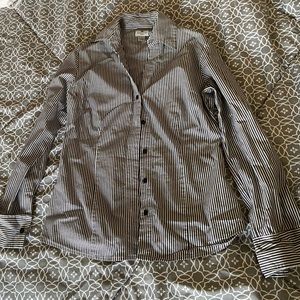 Button down striped shirt